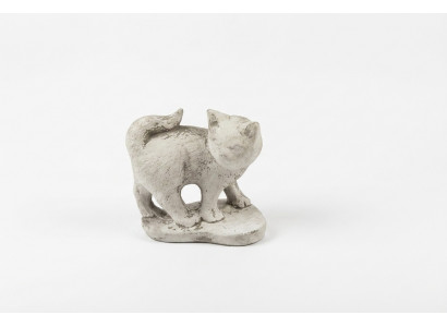 Tuindecoratie Kat Terras Steen Figuren Figuur Deco Standbeeld Sculptuur 494