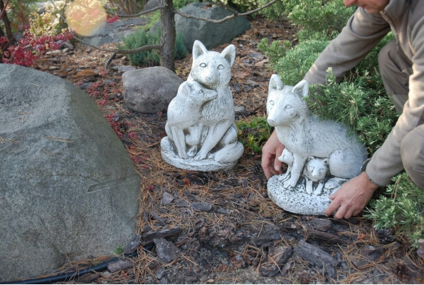 Tuindecoratie Vos Standbeeld Sculptuur Figuren Beelden Designer Figuur