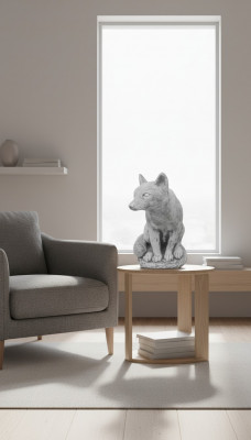 Tuindecoratie Vos Terras Steen Figuren Figuur Decoratief Standbeeld