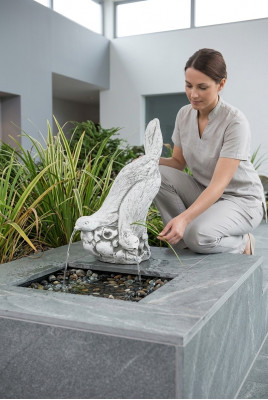 Tuindecoratie Bunzing standbeeld sculptuur figuren sculpturen ontwerper.