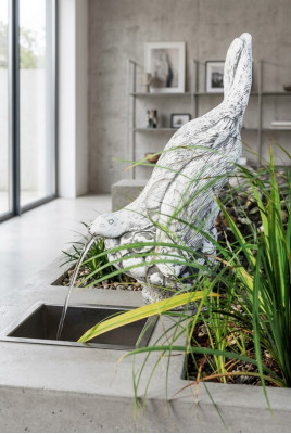 Tuindecoratie Bunzing standbeeld sculptuur figuren sculpturen ontwerper.