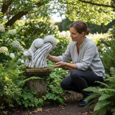 Tuindecoratie Eekhoorn Terras Steen Decoratieve Figuren Figuur Standbeeld