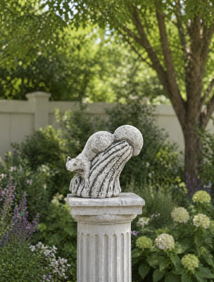 Tuindecoratie Eekhoorn Terras Steen Decoratieve Figuren Figuur Standbeeld