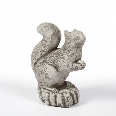 Tuindecoratie eekhoorn decoratie terras steen figuren figuur standbeeld