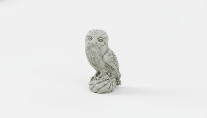 Tuindecoratie Uil Terras Steen Figuur Figuur Decoratie Standbeeld