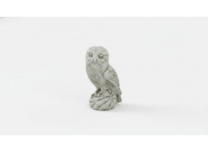 Tuindecoratie Uil Terras Steen Figuur Figuur Decoratie Standbeeld