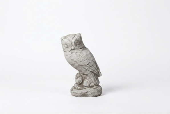 Tuinversiering Uil Terras Steen Natuur Figuren Figuur Decoratief Standbeeld