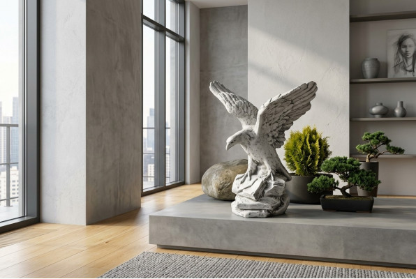 Adelaar XXL Roofvogel Standbeeld Figuur Sculptuur Beelden Standbeelden Figuren
