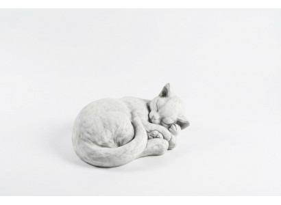 Tuindecoratie Kat terras stenen beelden figuur decoratie standbeeld