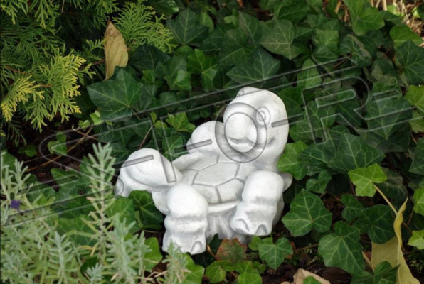 Tuinschildpad decoratiefiguur terras S103100 standbeeld.