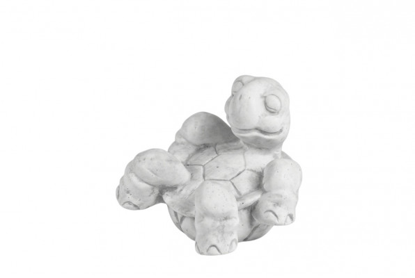 Tuinschildpad decoratiefiguur terras S103100 standbeeld.