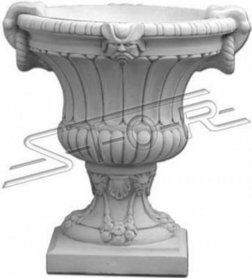 Ontwerp Bloempot Top Planz Kuip Vaas Potten Decoratieve Figuur Gezicht