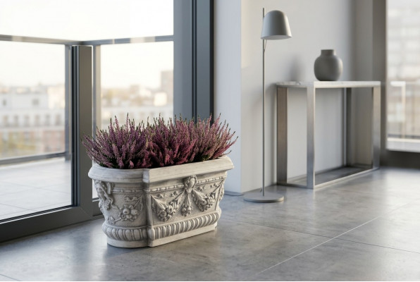 Bloempotten Decoratieve dozen Pot Bloemen Potten XXL Tuin Beton Terras