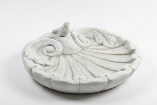 Vogel drinkplaats decor sculptuur ontwerp figuur standbeeld tuinfiguren beelden.