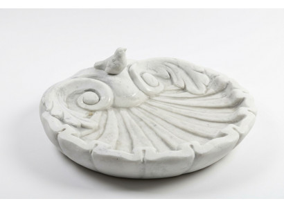 Vogel drinkplaats decor sculptuur ontwerp figuur standbeeld tuinfiguren beelden.
