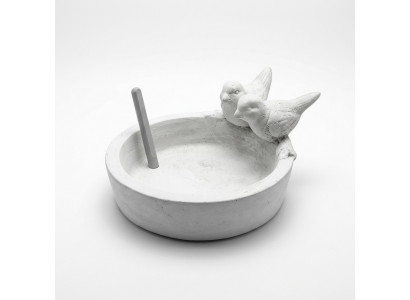 Decoratie Vogel Drinkbak Sculptuur Ontwerp Figuur Standbeeld Tuin Beelden Standbeelden