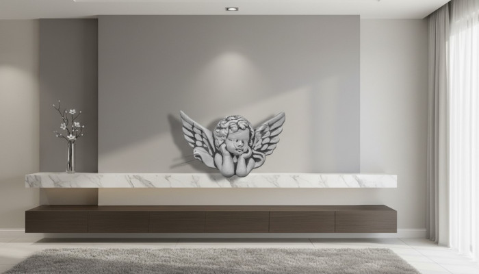 Grafornament Grafsteen decoratie Engel figuur beeld god heilig.