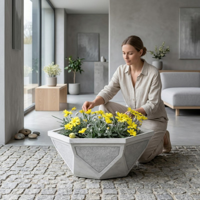 Bloembak Plantenbak Natuur Decoratie Tuin Vazen Figuren Bloempotten