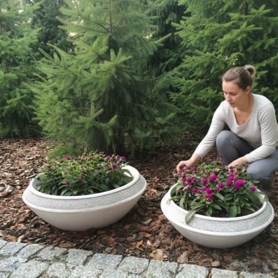 Bloempot plant pot decoratie vazen natuur figuur tuin bloempotten