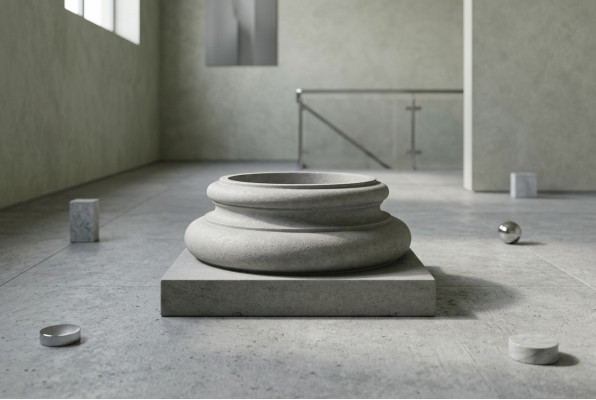 Decoratiezuil - zuilen steen antieke stijl Rome standaard basis zuilvoet Nieuw direct