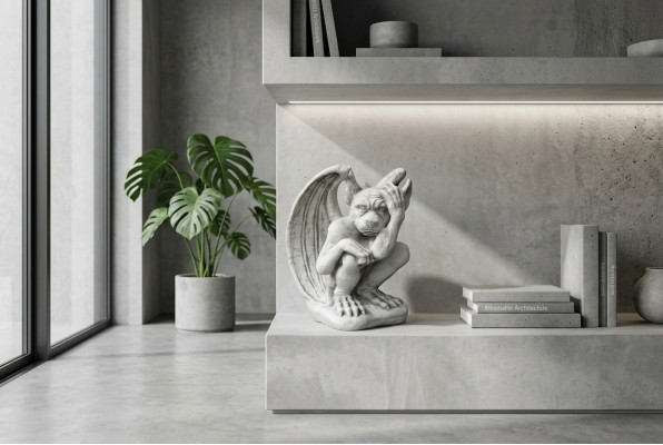 Beeldhouwwerk Draak Kind Tuinbeelden Decoratieve Standbeelden