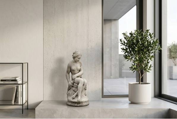 Dames figuur standbeeld beelden standbeelden sculptuur sculpturen tuin