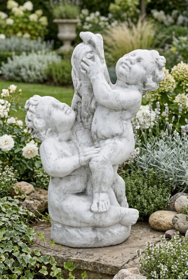 Beeldhouwwerk Sculptuur Kinderen engelen Beeldhouwwerken Designer Tuinfiguren