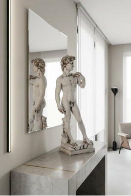 Tuindecoratie 59cm David Terras Steen Figuur Decoratie Sculptuur Direct