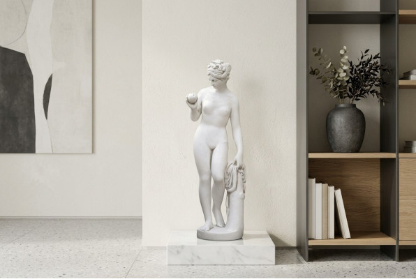 Tuindecoratie Vrouw 61cm Terras Steen Figuren Figuur Decoratie