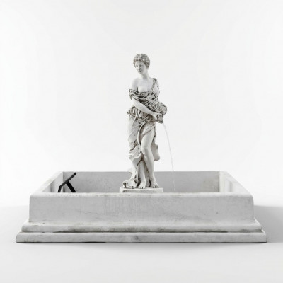Fonteinen Figur Standbeeld Figuur Beeldhouwwerk Antiek Standbeelden Beeldhouwwerken Tuin