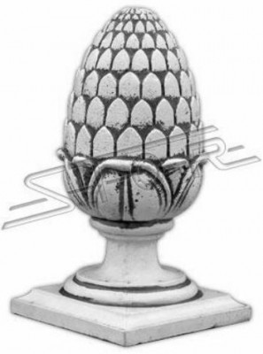 Tuindecoratie beeld steen decoratie tuin zuil sculptuur design bloem abstract nieuw