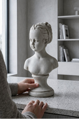 Mevrouw Buste Sculptuur Ontwerp Figuur Standbeeld Tuin Figuren Beelden