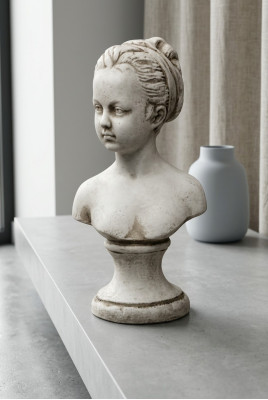 Mevrouw Buste Sculptuur Ontwerp Figuur Standbeeld Tuin Figuren Beelden