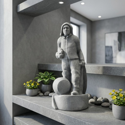 Tuindecoratie Visser Standbeeld Sculptuur Figuren Beeldhouwwerken Ontwerper