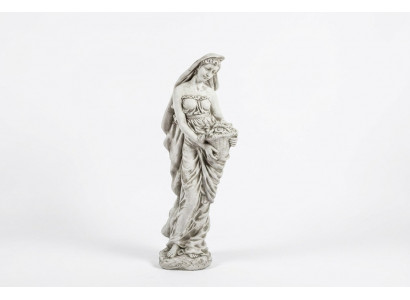 Decoratiefiguur vrouw tuin ontwerper figuren sculptuur beelden.
