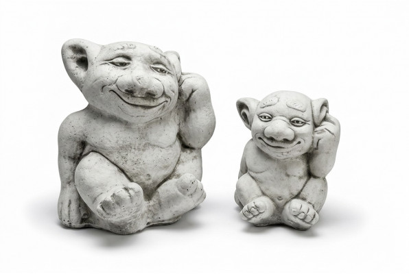 Trol 18cm sculptuur design figuur standbeeld tuin decoratieve figuren standbeelden
