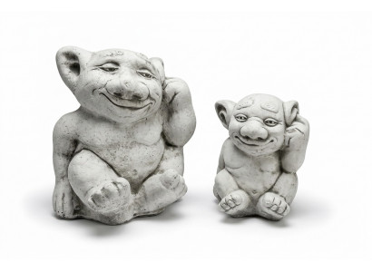 Trol 18cm sculptuur design figuur standbeeld tuin decoratieve figuren standbeelden