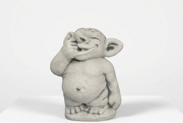 Trol 22cm sculptuur ontwerpfiguur standbeeld tuinfiguren beelden