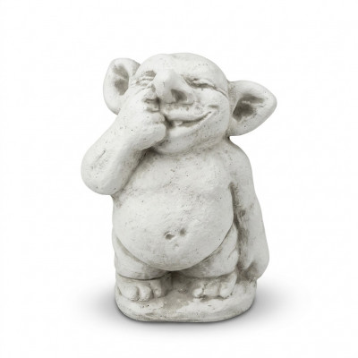 Trol 34cm sculptuur design sculptuur standbeeld tuinbeelden standbeelden