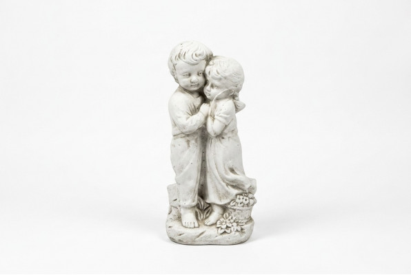 Kind 40 cm sculptuur ontwerp figuur standbeeld tuin figuren beelden