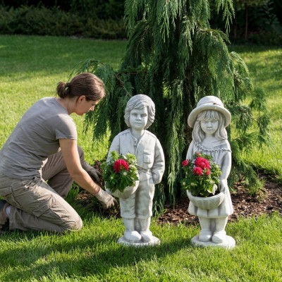 Figuur Decoratie Bloempot Planten Pot Bloempotten Decoratie Figuur Tuin