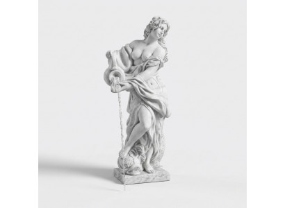 Tuinbeeld "Vrouw Fontaine"140cm Vijverbeeld Mensen Steen gegoten