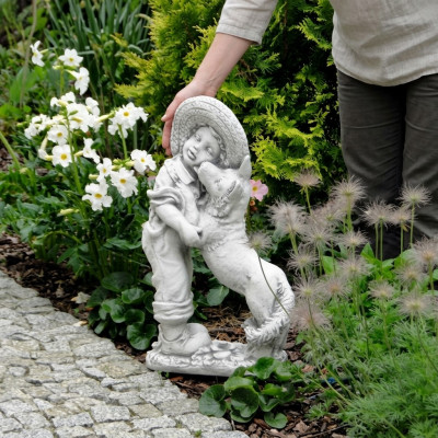 Tuindecoratie 63 cm standbeeld sculptuur beelden sculpturen ontwerper