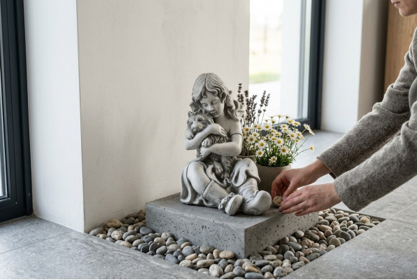 42cm Decoratie Sculptuur Ontwerp Figuur Standbeeld Tuin Beelden Standbeelden