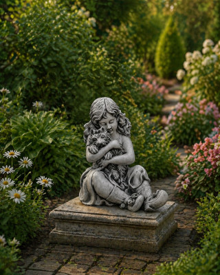 42cm Decoratie Sculptuur Ontwerp Figuur Standbeeld Tuin Beelden Standbeelden
