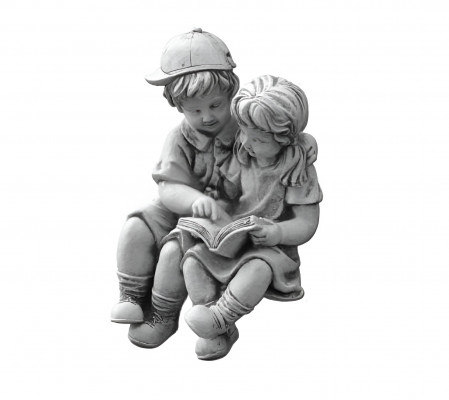 40cm Deco Sculptuur Ontwerp Figuur Standbeeld Tuin Figuren Grijs Natuur Beelden