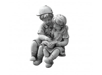 40cm Deco Sculptuur Ontwerp Figuur Standbeeld Tuin Figuren Grijs Natuur Beelden