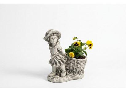 40 cm decoratieve sculptuur ontwerp figuur standbeeld tuin grijs figuren natuur standbeelden