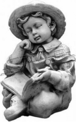 Jongen 44cm figuur standbeeld figuren sculptuur beelden tuin