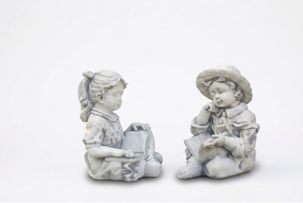 Jongen 44cm figuur standbeeld figuren sculptuur beelden tuin